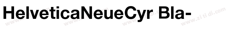 HelveticaNeueCyr Bla字体转换